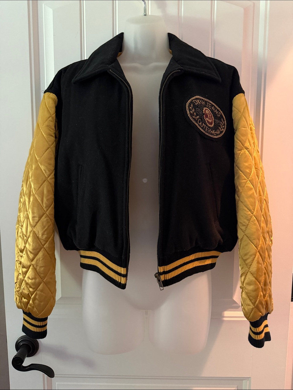 Vintage DKNY jeans bomber Varsity Jacket - Picture 2 of 4
